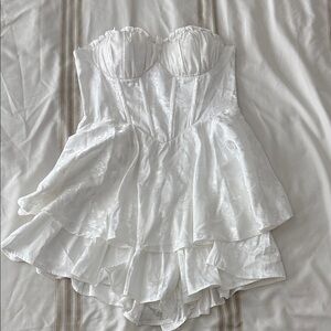 Selfie Leslie White Mini Dress